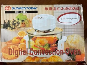 NEW SUNPENTOWN 12 LITER DIGITAL CONTROLS CONVECTION OVEN SO-2002 - Unopened - Picture 1 of 4