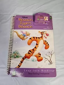 Leap Frog LeapPad Reading Disney BOUNCE, TIGGER BOUNCE Book & Cartridge - Picture 1 of 10