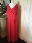 Jacques Vert Size 22 Pleated Maxi Dress Mother Of Bride