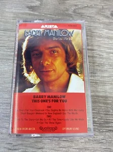Barry Manilow- This One's For You Cassette Tape Arista Records - Picture 1 of 6
