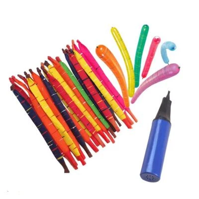 Globo cohete de látex Jumbo largo con bomba fiesta para niños 50 un. Foto 1 de 4