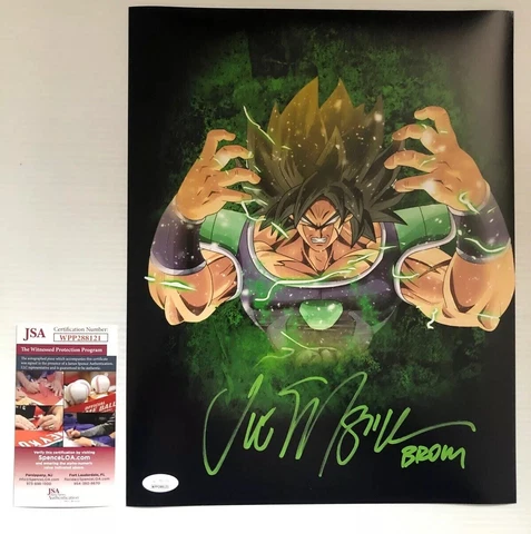 Vic Mignogna Signed Autographed 11x14 Photo Dragon Ball Z Super Broly JSA COA 7 Cover