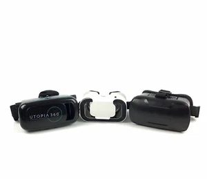 Virtual Reality 3D Headset Lot Of 3 Utopia 360 Sky Viper Black White Headsets - Picture 1 of 11