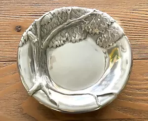 The Pintel Collection Tree Motif~Susan Stocking 1991~Round Dish~7 and 3/4 " NWOT - Picture 1 of 10