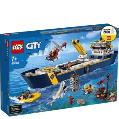 LEGO City Ocean Exploration Ship 60266 Boat Building Toy Floats on Water japan - Image 1 of 4