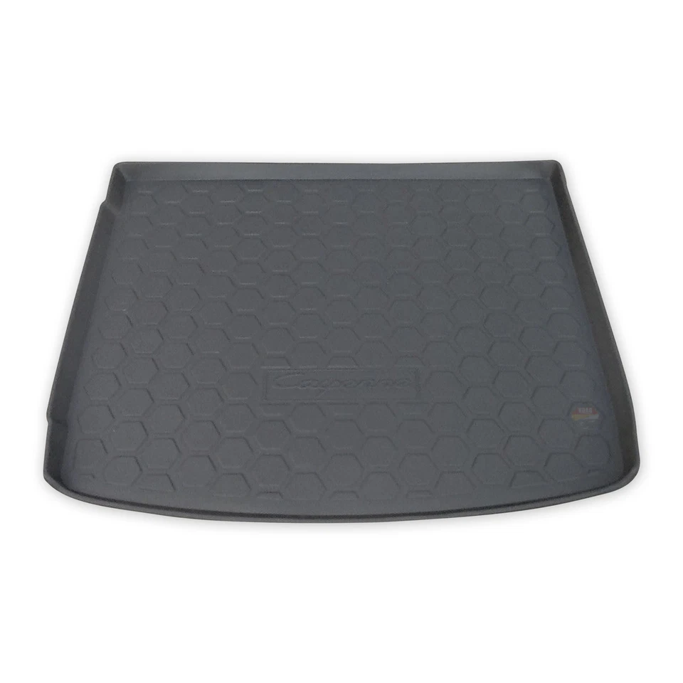 Alfombra de goma para botas Porsche Cayenne 2007>2010 cubierta protectora negra a medida Foto 1 de 1