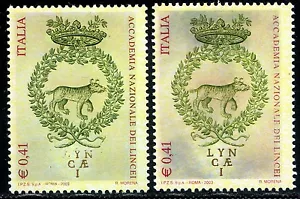 Repubblica Italiana 2003 Accademia dei Lincei n. 2678 - varietà ** (m1917) - Foto 1 di 2