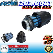 Produktbild - 203.0081 Luftfilter A Pilz Blue Air Box POLINI ø37 MBK Minarelli Piaggio Hm