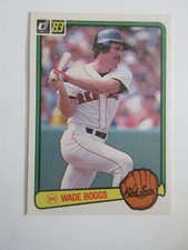 1983 Donruss #586 Wade Boggs RC Rookie RED SOX plus 10 other early Boggs cards