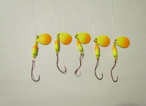 SUZIES SPINNERS 5 Slow Death Floater Crawler Harnesses Colorado Blades - Picture 1 of 2