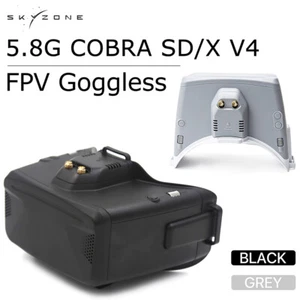 Gafas de video SKYZONE Cobra SD X V4 FPV 5.8G 48CH receptor cabezal rastreador 1280x720 - Imagen 1 de 10