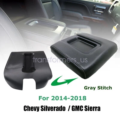 Center Console Armrest Lid Cover Fits 2014-2018 GMC Sierra 1500 2500 3500 HD - Imagem 1 de 4