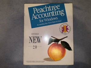 RARE VINTAGE PEACHTREE ACCOUNTING SYSTEM - 2.0 FOR WINDOWS 1993 - Picture 1 of 6
