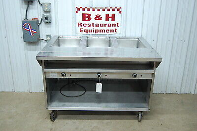 Randell 3613M Three Well Stainless Steel Hot Food Warmer Steam Table Cabinet 48  • 1,295$