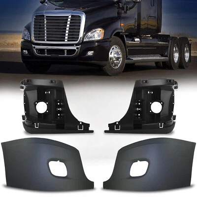 Bumper Cover Set with Inner Support for 2008-2017 Freightliner Cascadia Trucks - Image 1 of 4