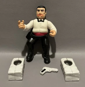 Vintage Dick Tracy "Lips Manlis" Action Figure w/Cement Shoes & Weapon 1990 - Picture 1 of 7