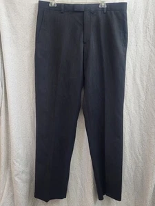 Kenneth Cole Reaction Men's Black Textured Dress Suit Pants WPL 386 Size 36x32 - Picture 1 of 9