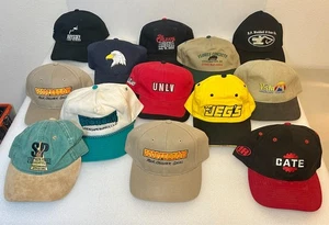 Cappello vintage lotto 13 berretti da baseball regolabili UNLV JEGS Goodfellow Vista Orleans - Foto 1 di 5