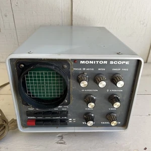 Mira telescópica de monitor de estación de radioaficionado vintage Yaesu YO-100 sin probar - Imagen 1 de 7