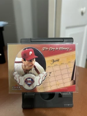 2002 Fleer Tradition Steve Carlton This Day In History Insert - Phillies - Image 1 of 2