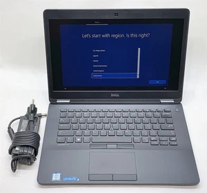 Dell Latitude E7470 Laptop i5 6300U 2.40GHZ 14" FHD 16GB 128GB M.2 Windows 10 - Picture 1 of 10