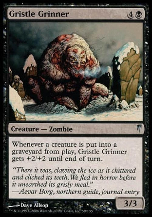 Gristle Grinner - Medium Play MTG Coldsnap - Image 1 of 1
