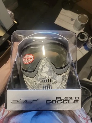 Máscara de paintball JT Proflex óculos Spectra Snow Camo Flex 8 - Imagem 1 de 3