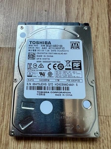 Toshiba MQ01ABD100 1TB 2.5" Laptop Hard Drive SATA - Afbeelding 1 van 3