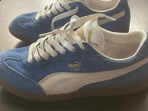 PUMA Liga Suede French Blue W Size 6 - Picture 1 of 7