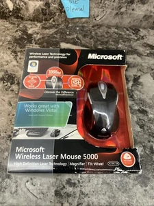 Brand New Microsoft 1058, 1053 Wireless Laser Mouse 5000 Tilt Wheel 1000dpi - Picture 1 of 4