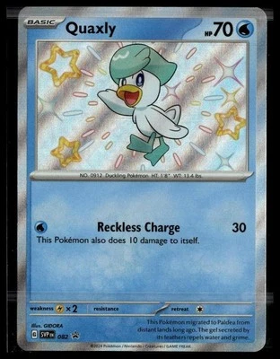 SV: Scarlet & Violet Promo Cards #082 Quaxly Promo - Image 1 of 2