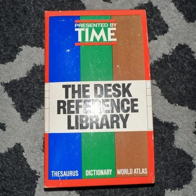 TIME The Desk Reference Library - Box Set of 3, Thesaurus, Dictionary & Atlas - Image 1 of 3