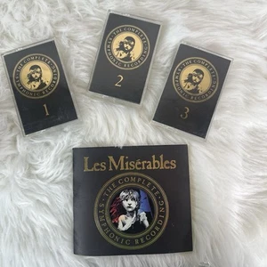 Les Miserables Complete Symphonic Recording Box Set Cassette Tapes 1, 2, 3 1990 - Picture 1 of 3