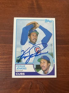 Fergie Jenkins Signed 1983 Topps #230 Card. Persönlich signiert - Bild 1 von 2
