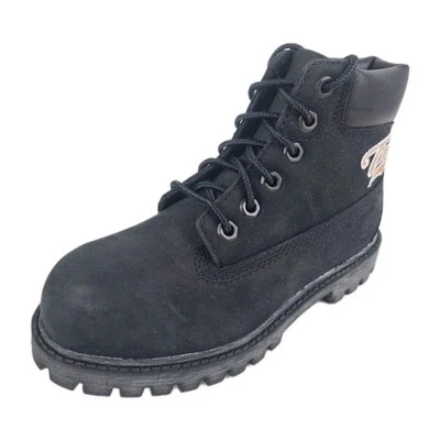 🚨 Botas Timberland 6 pulgadas Premium 22849 para niños pequeños negras nobuck al aire libre talla 5 Foto 1 de 4