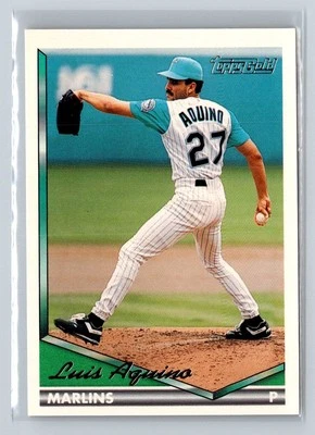 1994 Topps #76 Luis Aquino Gold - Image 1 of 2