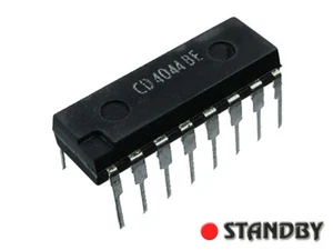 5pcs 4044 DIP16 CMOS, CD4044BE RFT, Quad NAND R/S Latch - Imagen 1 de 1