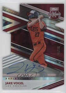 2020 Elite Extra Edition Aspirations Die-Cut Signatures /38 Jake Vogel #98 Auto