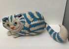Peluche Alice au pays des merveilles 1988 Armand haricot de fer jouet fonctionne chat du Cheshire