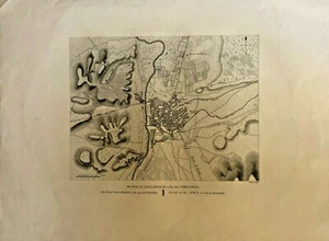 PLANO DE VALLADOLID Y SUS CERCANÍAS,  Laborde 1806-20 - Imagen 1 de 1