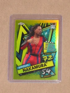 TOPPS WWE Chrome Slam Attax 2021 NAKAMURA 53/99 gold - Zdjęcie 1 z 2