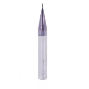 1PZ R0.5 Dia 50MM LOC 2 FLAUTO SFERA NASO METALLO DURO FINE FRESA PER TUTTO ACCIAIO USA VENDO - Foto 1 di 3