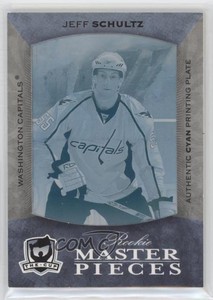 2007 Ice The Cup Masterpiece Printing Plate Cyan 1/1 Jeff Schultz Rookie RC 0u8p