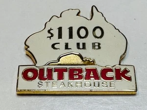 Outback Steakhouse Restaurant Lapel Pin Badge $1100 Club Sales Achievement Award - Picture 1 of 2