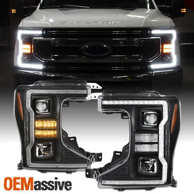 Faro proyector halógeno señal secuencial Super Duty para Ford F250 F350 20-22 Foto 1 de 4
