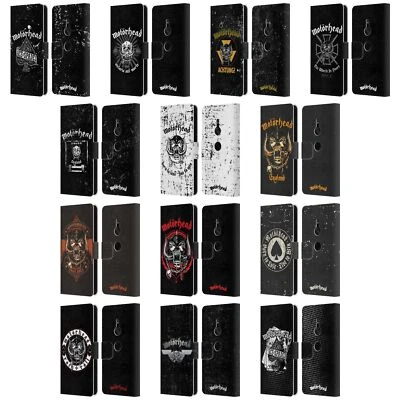 FUNDA BILLETERA LIBRO CUERO LOGO MOTORHEAD OFICIAL PARA TELÉFONOS SONY 1 Foto 1 de 4