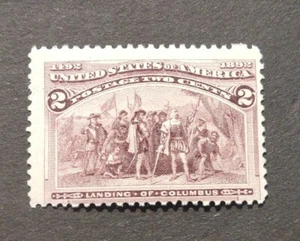 US Scott #231 2c Columbian AVG NH - Bild 1 von 1