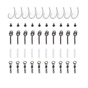 10 Set Ready Tied Ronnie Rigs Carp Fishing -up Rigs Tackle Rigs - Picture 1 of 9