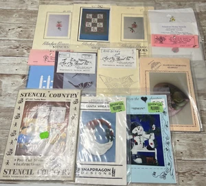 Lote de 13 Plantillas/Patrones Creados "Pequeña Tienda" De Colección - Años 80/90 ¡RARO! - Imagen 1 de 16
