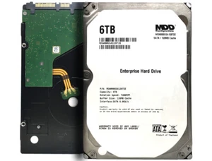 MDD 6TB 7200RPM 128MB Cache SATA 6.0Gb/s 3.5" Internal Enterprise Hard Drive - Imagen 1 de 4